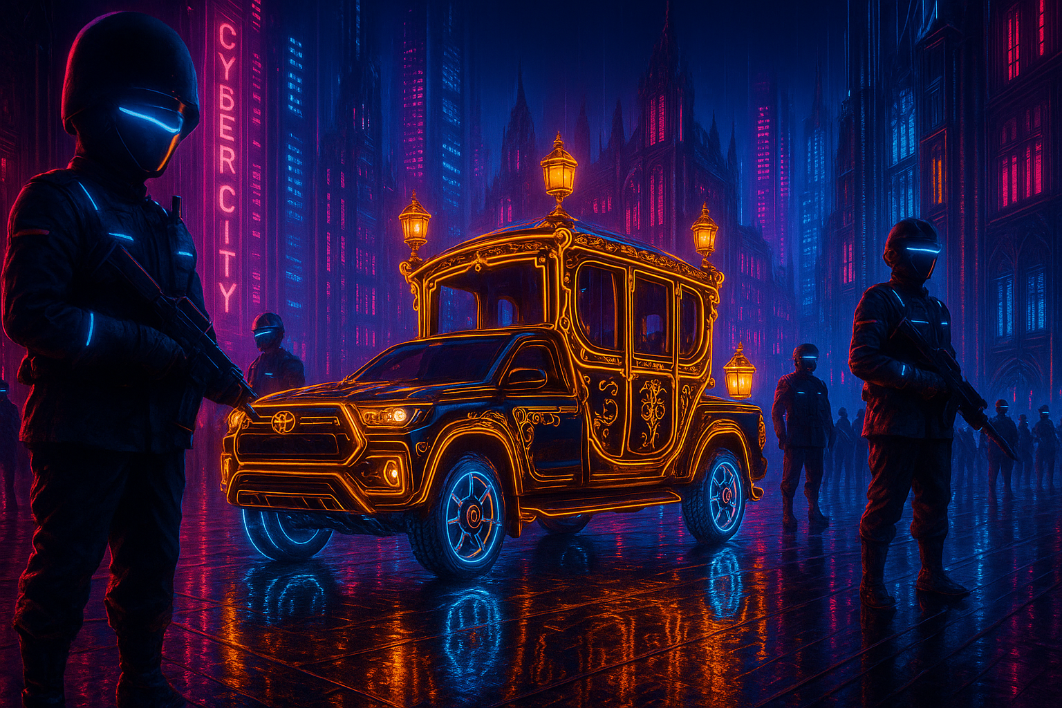 Regally impressive modified Hilux